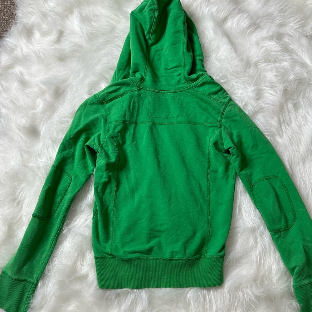 SAKURA XS Green Zip up hoodie